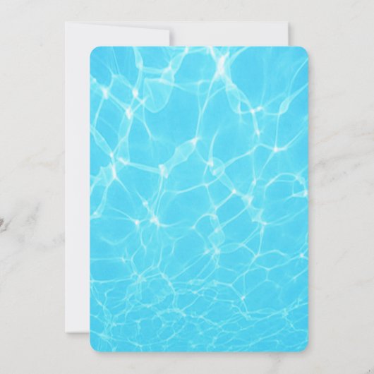 Invitation Mariage océanique tropical (Dos)