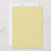 Invitation Mariage Ochre Aqua Feuillage Eucalyptus (Dos)