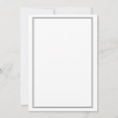 Invitation Mariage officiel (Dos)