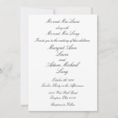 Invitation Mariage officiel (Devant)