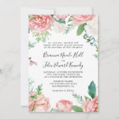 Invitation Mariage officiel de la flore tropicale (Devant)