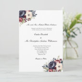 Invitation Mariage officiel de la marine de Bourgogne (Debout devant)