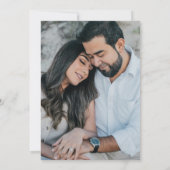 Invitation Mariage officiel de la Marine Snowflake (Dos)