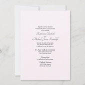 Invitation Mariage officiel Photo rose Aucun parent (Devant)
