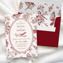 Mariage oiseau floral de chinoiserie vintage