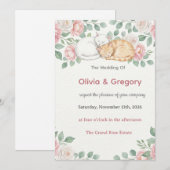 Invitation Mariage Olivia & Grégory (Devant / Derrière)