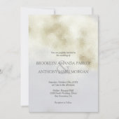 Invitation Mariage Opal blanc glamour (Devant)