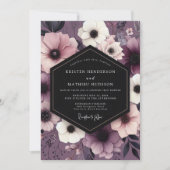Invitation Mariage Opulent Fleur de Prunier (Devant)