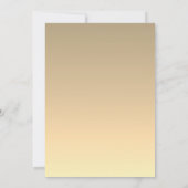 Invitation Mariage Or Romantique (Dos)