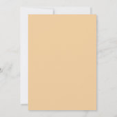 Invitation Mariage Orange Aqua Rose (Dos)