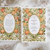 Invitation Mariage Orange Grove & Blossoms