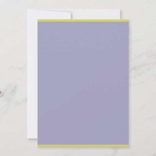Invitation Mariage orange pastel violet (Dos)