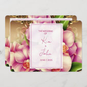 Invitation Mariage Ornat (Devant / Derrière)