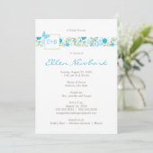 Invitation Mariage ou à la douche nuptiale (Debout devant)