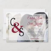 Invitation Mariage ou anniversaire de la journée moderne - Ma (Devant)