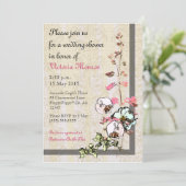 Invitation Mariage ou douche dans un jardin de thé japonais - (Debout devant)