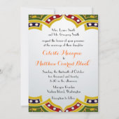 Invitation Mariage ou parti marocain arabe perse (Dos)