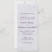 Invitation Mariage ou parti marocain arabe perse (Dos)