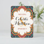 Invitation Mariage ou parti marocain arabe perse (Debout devant)