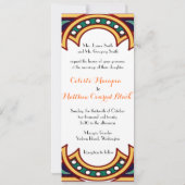 Invitation Mariage ou parti marocain arabe perse (Dos)
