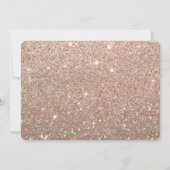Invitation - mariage ouvrier de Glit d'or rose (Dos)