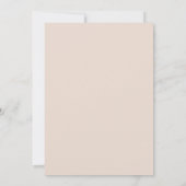 Invitation Mariage Paeonie Abricot Rosé (Dos)