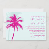 Invitation Mariage Palm Trees (Devant)