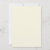 Invitation Mariage Paon Azur Clair (Dos)
