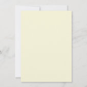 Invitation Mariage Papillon de Citron Beurre (Dos)