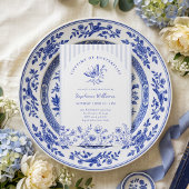 Invitation Mariage papillons durée de vie Bleu