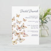 Invitation Mariage papillons en vol (Debout devant)