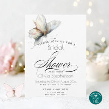 Mariage | Papillons pastel à l'encre abstraite élé