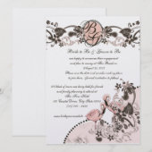 Invitation Mariage Paradis des Flamants (Devant / Derrière)