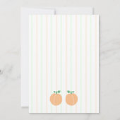Invitation Mariage Parfait de Pêche (Dos)