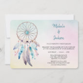 Invitation Mariage Pastel Colors Dreamcatcher (Devant)