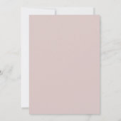 Invitation Mariage pastel mauve doux (Dos)