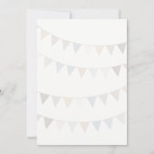 Invitation Mariage pastel rustique de brume neutre (Dos)