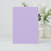 Invitation Mariage pastel violet (Debout devant)