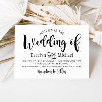 Mariage Paysage Écriture Brossage Moderne