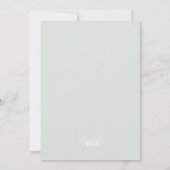 Invitation Mariage Peacht rose et pinte de printemps Tulips (Dos)