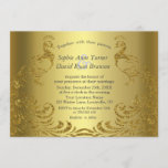 Invitation Mariage Peacock Abstrait Gold de luxe<br><div class="desc">Design élégant avec des Peacocks or arrière - plan et abstrait or pour un événement mariage spécial. Il donnera une touche unique à votre style mariage. Personnalisez avec vos propres informations. Matching Faire-part de mariage, Save the Date, RSVP, et plus encore, également disponible dans ma Collection de Mariages Peacock Abstrait...</div>