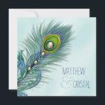 Invitation Mariage Peacock bleu pourpre et Turquoise<br><div class="desc">Belles invitations de mariage lavande violet et bleu paon turquoise. Cet élégant faire-part de mariage de paon bleu turquoise est facilement customisé pour votre événement avec votre choix de style de police, de couleur et de libellé à l'avant et à l'arrière. Il s'agit d'un graphisme imprimé sans vrais bijoux, bijoux,...</div>