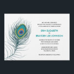 Invitation Mariage Peacock Feather<br><div class="desc">Un mariage à thème populaire est la plume de paon. Belles couleurs vives. Si vous voulez quelque chose de changé à ce design s'il vous plaît n'hésitez pas à m'envoyer un courriel à paula@labellarue.com Si vous avez besoin d'autres cartes comme rsvp, menu, réception etc et vous ne les voyez pas...</div>