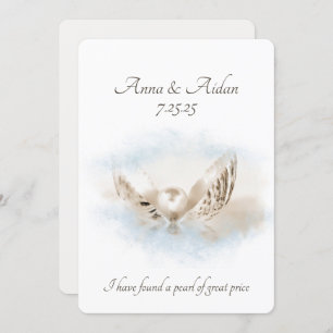 Invitation Mariage Pearl In Seashell