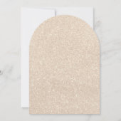 Invitation Mariage Pearl & Prosecco Rose Ruban (Dos)