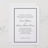 Invitation Mariage Pearl Shimmer (Devant / Derrière)