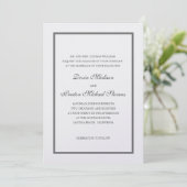 Invitation Mariage Pearl Shimmer (Debout devant)