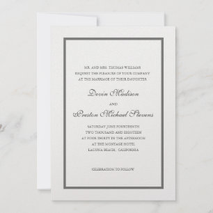 Invitation Mariage Pearl Shimmer
