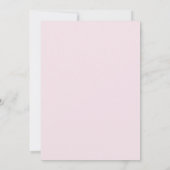 Invitation Mariage Peint à la Teinte Améthyste Blush (Dos)