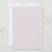 Invitation Mariage peint au corail doux améthyste (Dos)